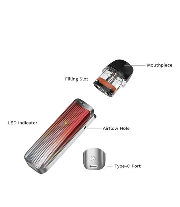 VAPORESSO LUXE QS KIT RED 1