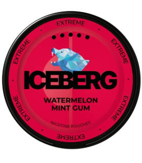 ICEBERG - WATERMELON MINT GUM - 50MG