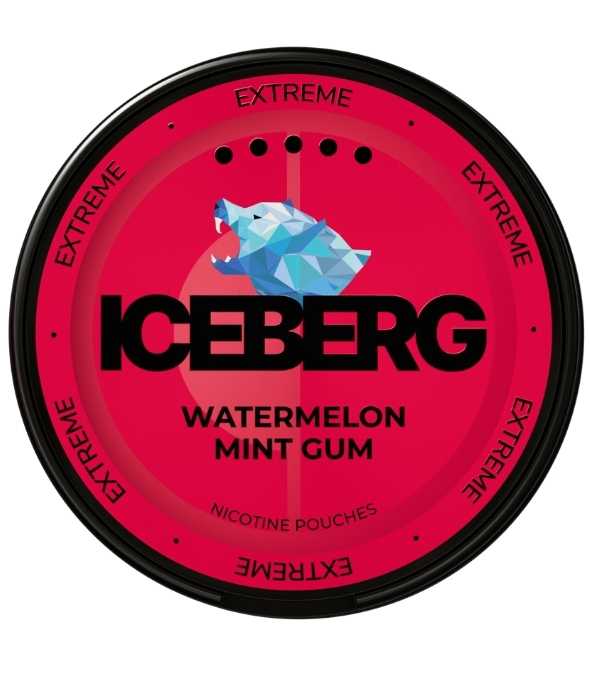 ICEBERG - WATERMELON MINT GUM - 50MG